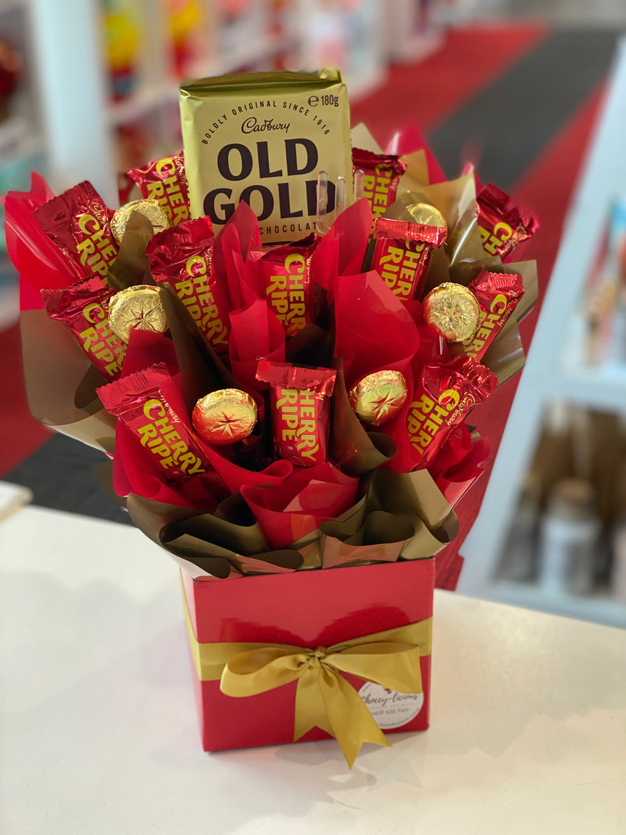 cherry-ripe-old-gold-star-drops-choccy-licious-bouquets-and-gifts