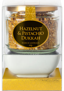 Hazelnut & Pistachio Dukkah Bowl Set - 105gm