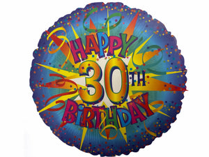 Happy 30th Balloon - 45cm